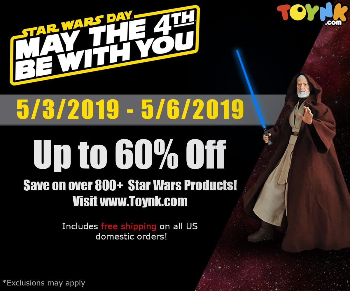 Star Wars Day May 4th Toynk Toys